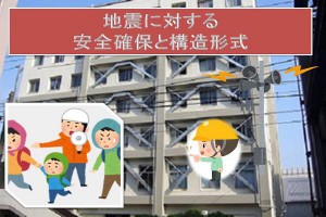 地震に対する安全性確保のためのマンションの構造形式