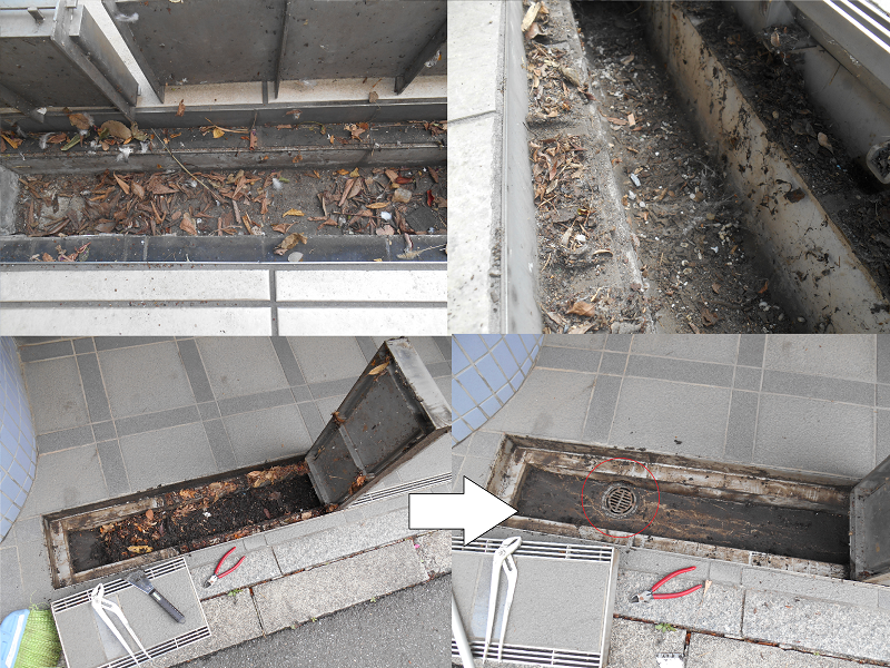 グレーチング清掃2