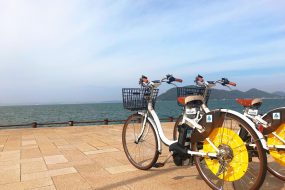 通勤にもお出かけにも！高松市のシェアサイクル「anabukiシェアバイク」で日常を快適に