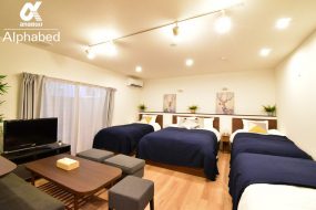 香川県でのグループ・ファミリー旅行におすすめ【Alphabed高松瓦町Ⅱ】