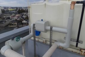 マンション内の給水方式切り替え工事について