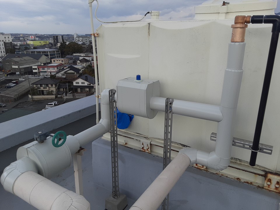 マンション内の給水方式切り替え工事について