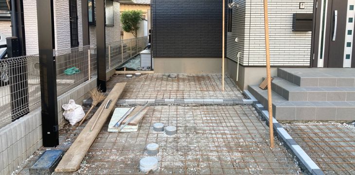 工事途中で放置イメージ