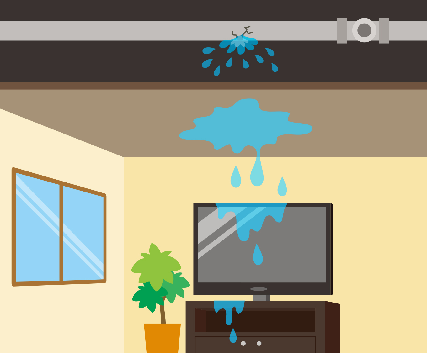 天井漏水や災害時のマンションでの水のトラブル事例