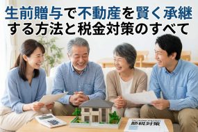 生前贈与で不動産を賢く承継する方法と税金対策のすべて