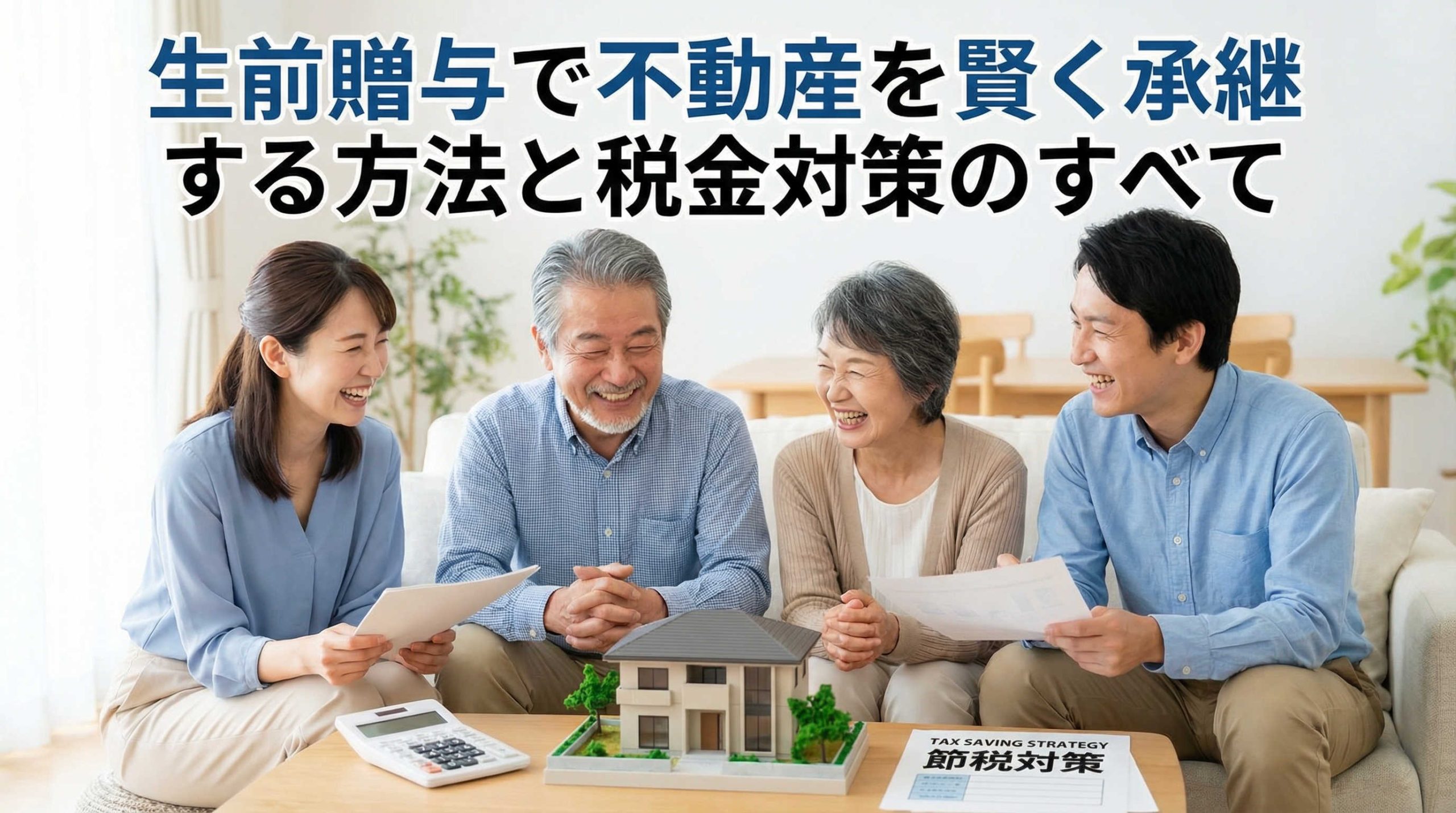 生前贈与で不動産を賢く承継する方法と税金対策のすべて