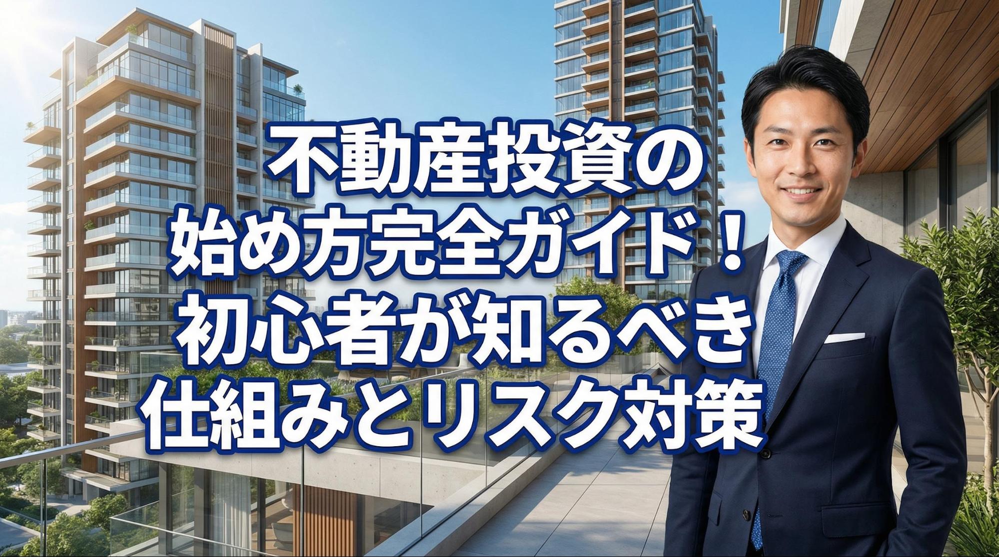 不動産投資の始め方完全ガイド！初心者が知るべき仕組みとリスク対策