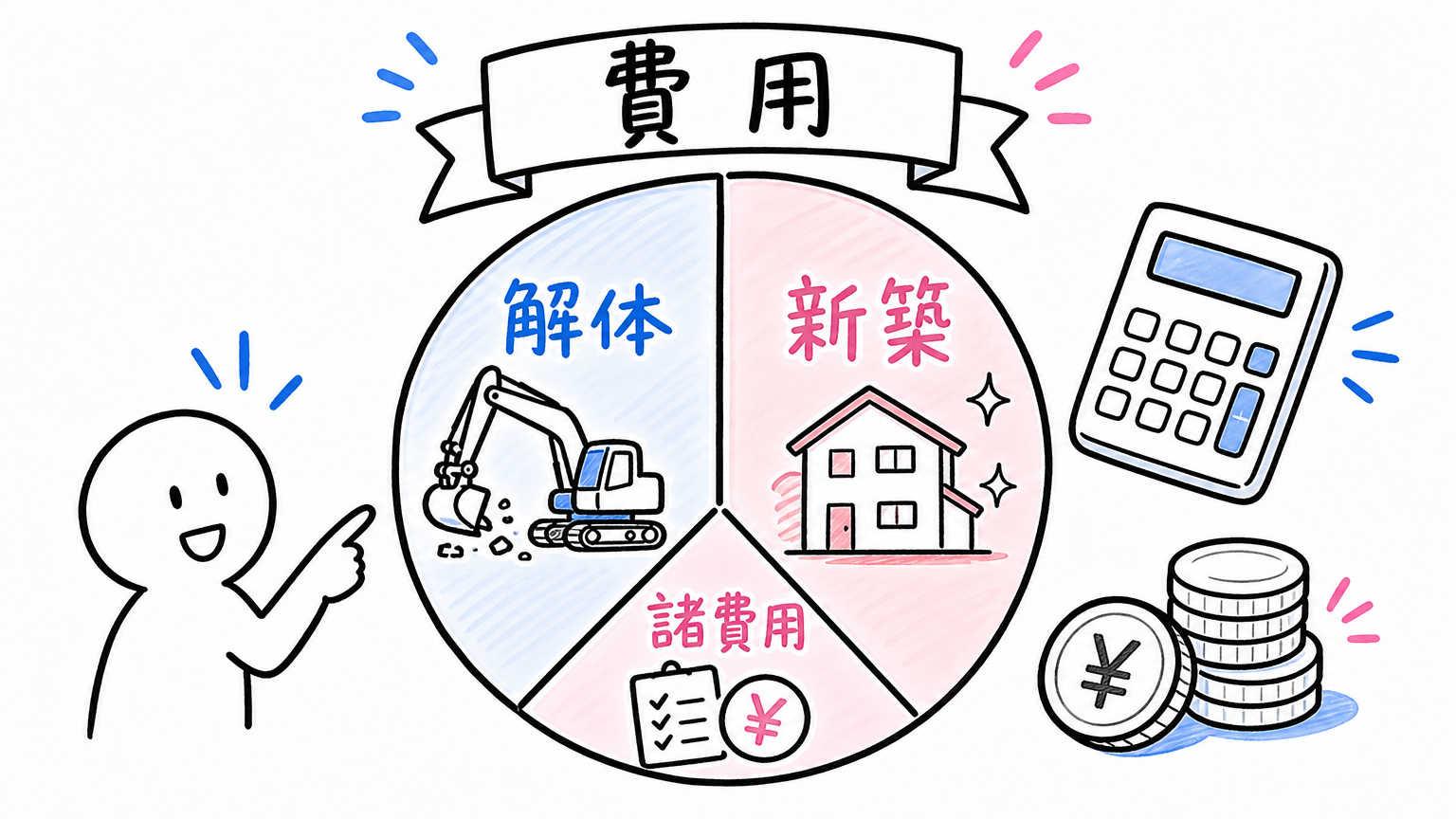 建て替えにかかる費用の目安