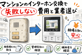 マンションのインターホン交換で失敗しない費用と業者選び