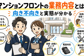 マンションフロントの業務内容とは？向き不向きと実態が分かる
