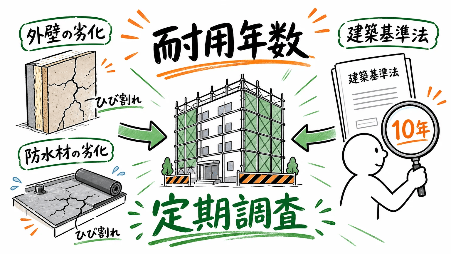 大規模修繕の周期が12〜15年とされる理由