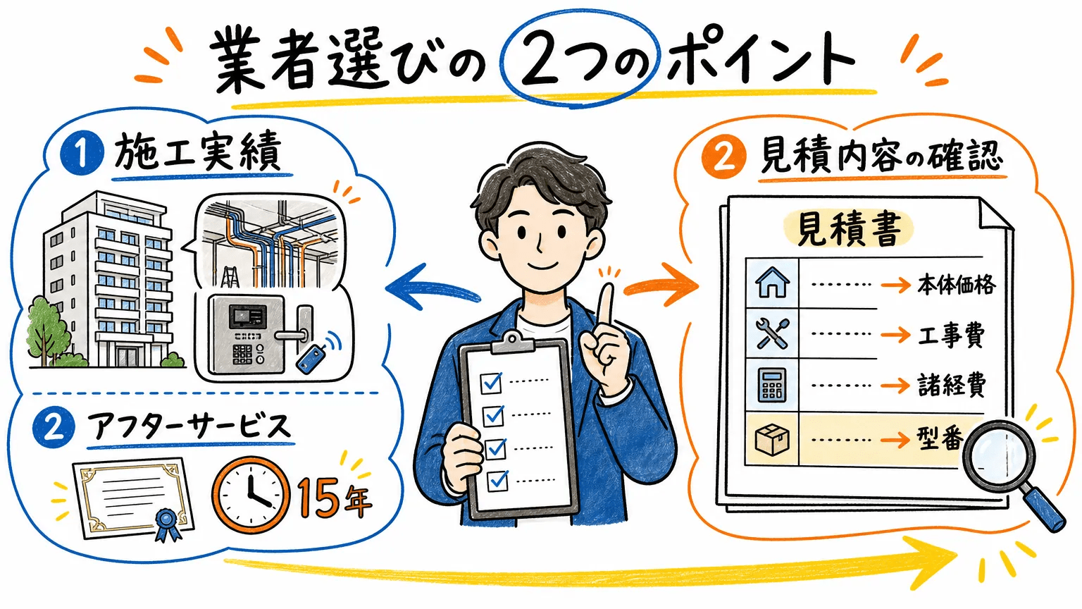 マンションのインターホン交換業者を選ぶポイント

